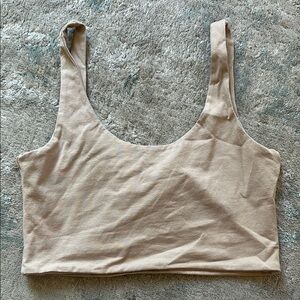 Cotton On Taupe Crop Top